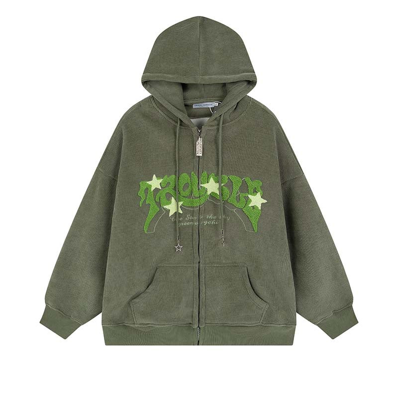 Rously Hoddie grün