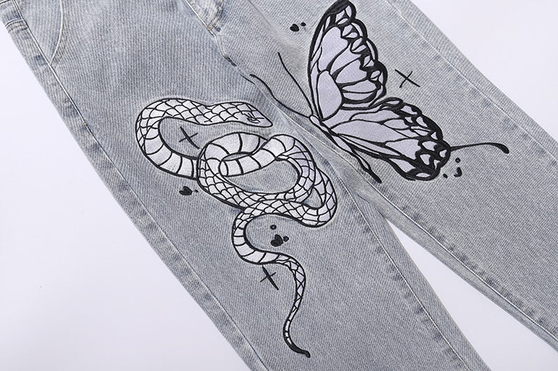 Butterfly vs Snake Jeans
