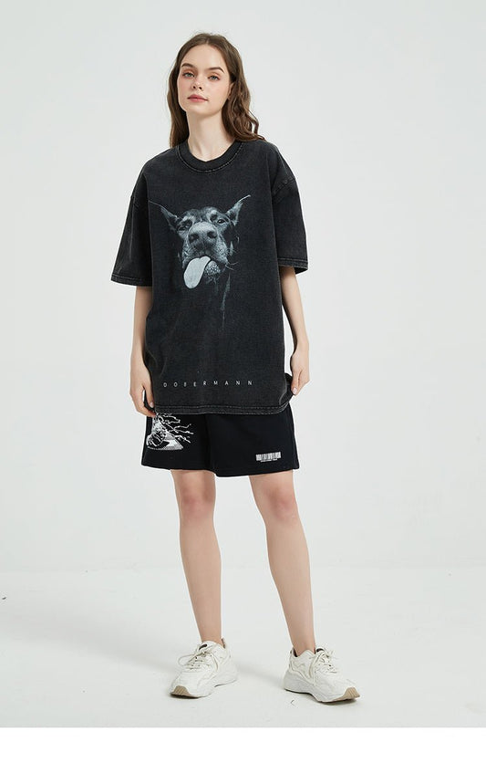 Oversized Dobermann Tee