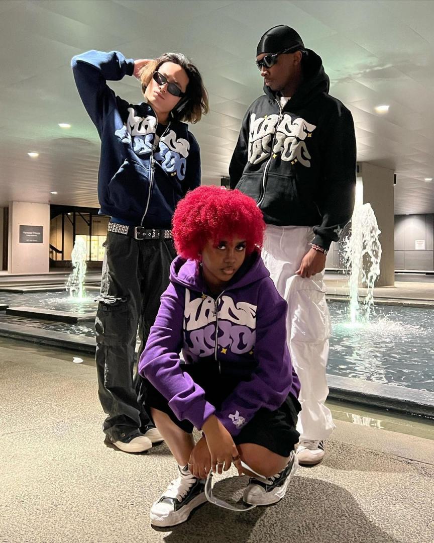 Purple Mave Zip Hoodie