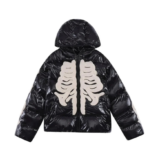 Skeleton Puffer Jacke